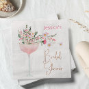 Search for bridal shower napkins Wildflower