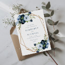 Search for navy blue save the dates Geometric