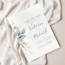 Search for eucalyptus save the dates Rustic engagement