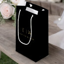 Search for black and gold gift bags Script