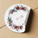 Search for monogram wedding stickers Classy