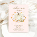 Search for little pumpkin shower invitations Watercolor