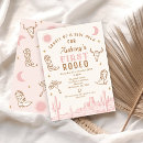 Search for pink cowgirl birthday invitations Western