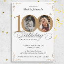 Search for 100th birthday invitations Simple