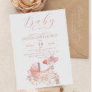 Search for cradle baby shower invitations Pink