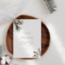 Search for pine cone wedding invitations Green and white