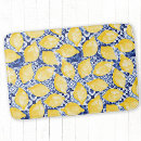 Search for navy blue and yellow bathroom accessories Geometric