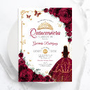 Search for maroon quinceanera invitations 15th birthday