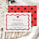 Search for ladybug thank you cards Love bug