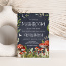 Search for enchanted baby shower invitations Mushroom
