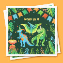 Search for dinosaur napkins Animals