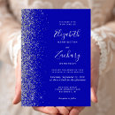 Search for royal blue and silver wedding invitations Modern
