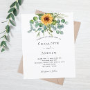 Search for navy blue and sunflower wedding invitations Sunflowers