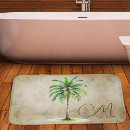Search for tropical bath mats Palm leaves