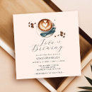 Search for love is brewing invitations Simple
