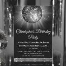 Search for disco party invitations Black