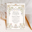 Search for renaissance bridal shower invitations Bohemian