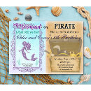 Search for mermaid and pirate Boy and girl birthday
