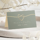 Search for heart shaped wedding place cards Modern