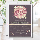 Search for purple 60th birthday invitations Vintage