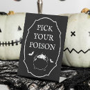 Search for poison Black and white