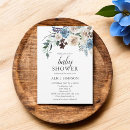 Search for beige blue baby shower invitations Rustic