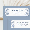 Search for victorian return address labels Dusty blue