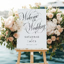Search for black and white wedding signs Simple