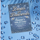 Search for denim and diamonds invitations Blue jeans and bling