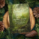 Search for enchanted forest invitations Rustic