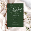Search for hunter green wedding invitations Formal