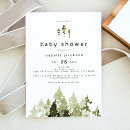 Search for tree baby shower invitations Woodland
