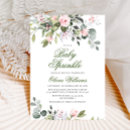 Search for save the date baby shower invitations Floral