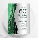 Search for emerald 60th birthday invitations Adult