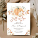 Search for fall couples bridal shower invitations Fall in love