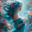 Search for mermaid decoupage paper Under the sea