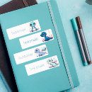 Search for skinny labels Boy color coded