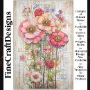 Search for unique decoupage paper Ephemera
