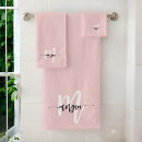 Search for pink monogram bath towels Modern