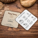Search for bakery business cards Social media icons