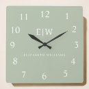 Search for monogram clocks Elegant