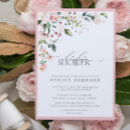 Search for floral baby girl shower invitations Modern