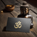 Search for om symbol business cards Yoga