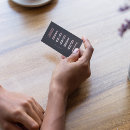 Search for massage therapist business cards Minimalist