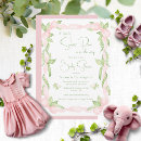 Search for sweet pea baby shower invitations Pink