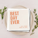 Search for best day ever napkins Modern