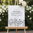 Search for white flowers welcome wedding signs Boho