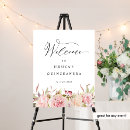 Search for quinceanera welcome signs Pink floral