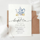 Search for teapot bridal shower invitations Watercolor