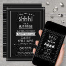 Search for black and white 18th birthday invitations Masculine